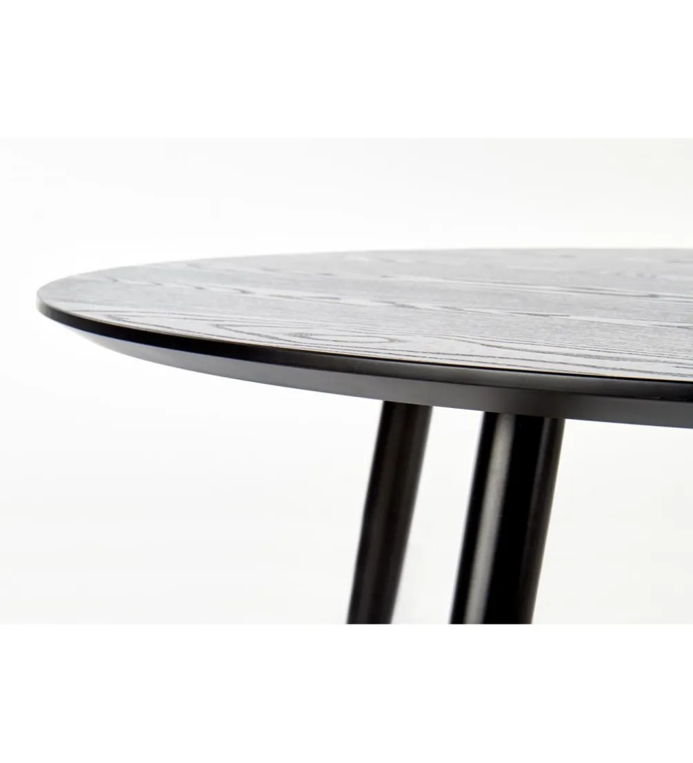 Stół EMBOS 120 cm czarny