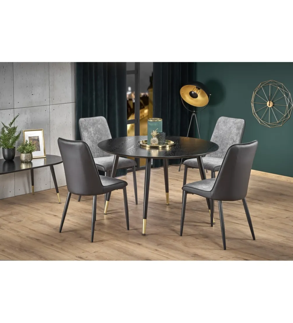 Stół EMBOS 120 cm czarny