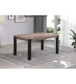 Stół EMILE 160 cm w optyce dąb tytoniowo-brązowy