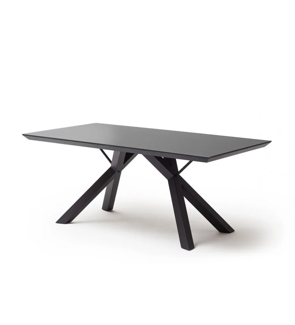 Stół EVERETT 180 cm antracytowy
