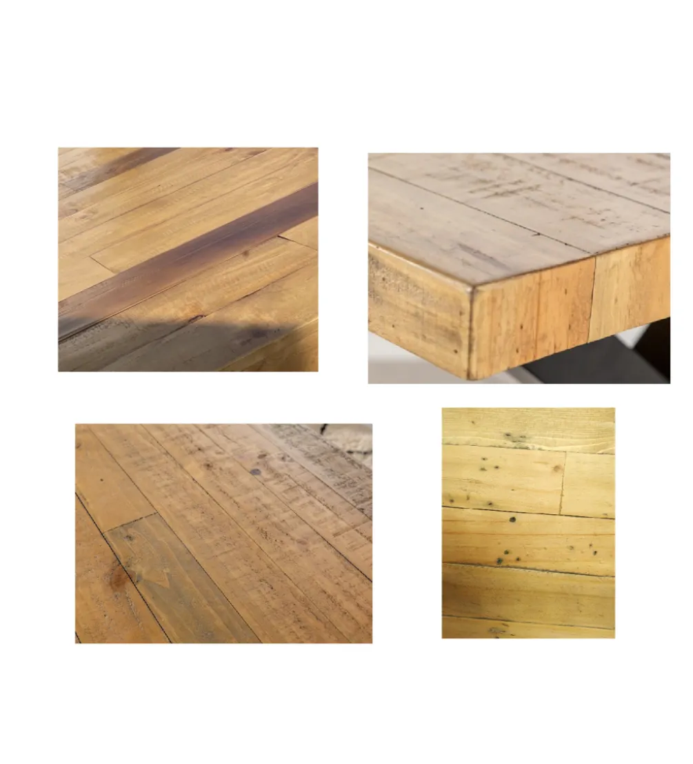 Stół FACTORY 300 cm drewno sosna brąz