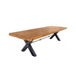 Stół FACTORY 300 cm drewno sosna brąz