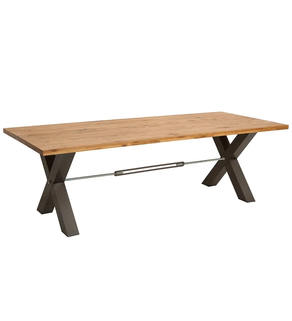 Stół FACTORY Thor 240 cm drewno dąb dziki