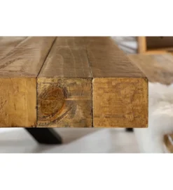 Stół FACTORY Thor 200 cm drewno sosna brąz