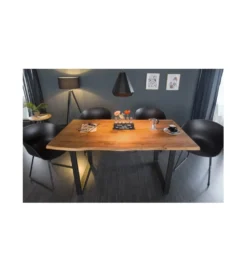 Stół FOKKER ARKTYKA ART Mammut 160 cm drewno akacja dzika