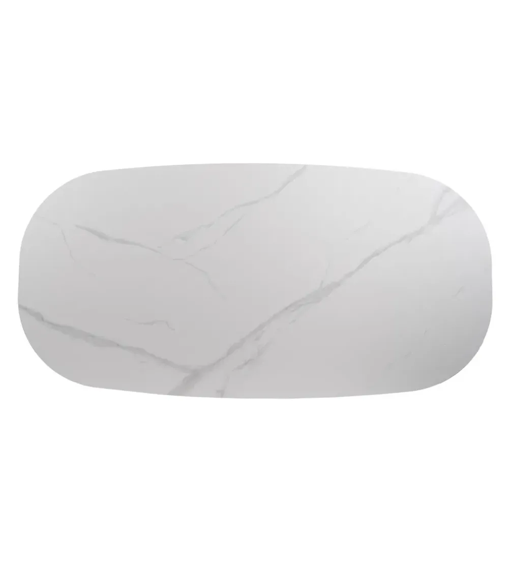 Stół FORYK 180 cm naturalny blat ceramika