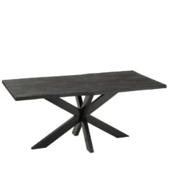 Stół GERARD 180 cm drewno mango czarny