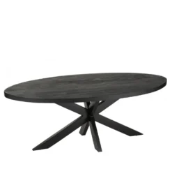 Stół GERARD 210 cm drewno mango czarny
