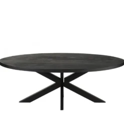 Stół GERARD 210 cm drewno mango czarny