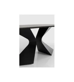 Stół GLORIA 180 x 90 cm ceramiczny blat czarny