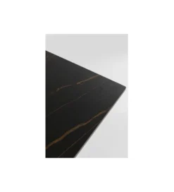 Stół GLORIA 180 x 90 cm ceramiczny blat czarny