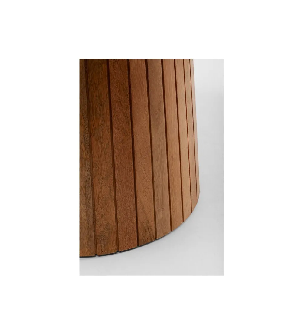 Stół GRACE 115 cm drewno mango marmur