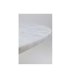 Stół GRACE 115 cm drewno mango marmur