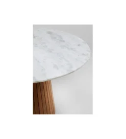 Stół GRACE 115 cm drewno mango marmur