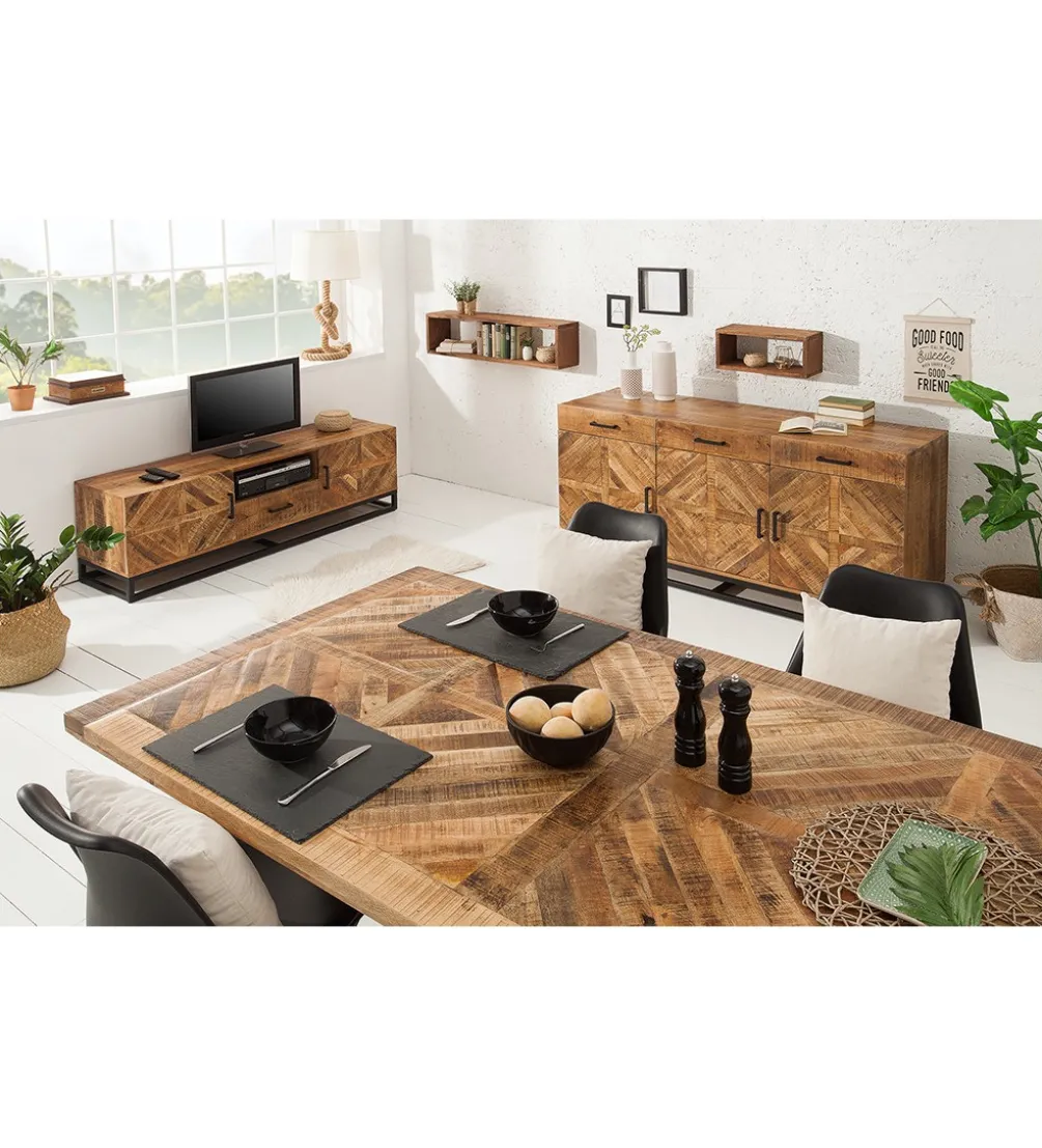 Stół GRANDE Infinity Home 200 Cm drewno Mango