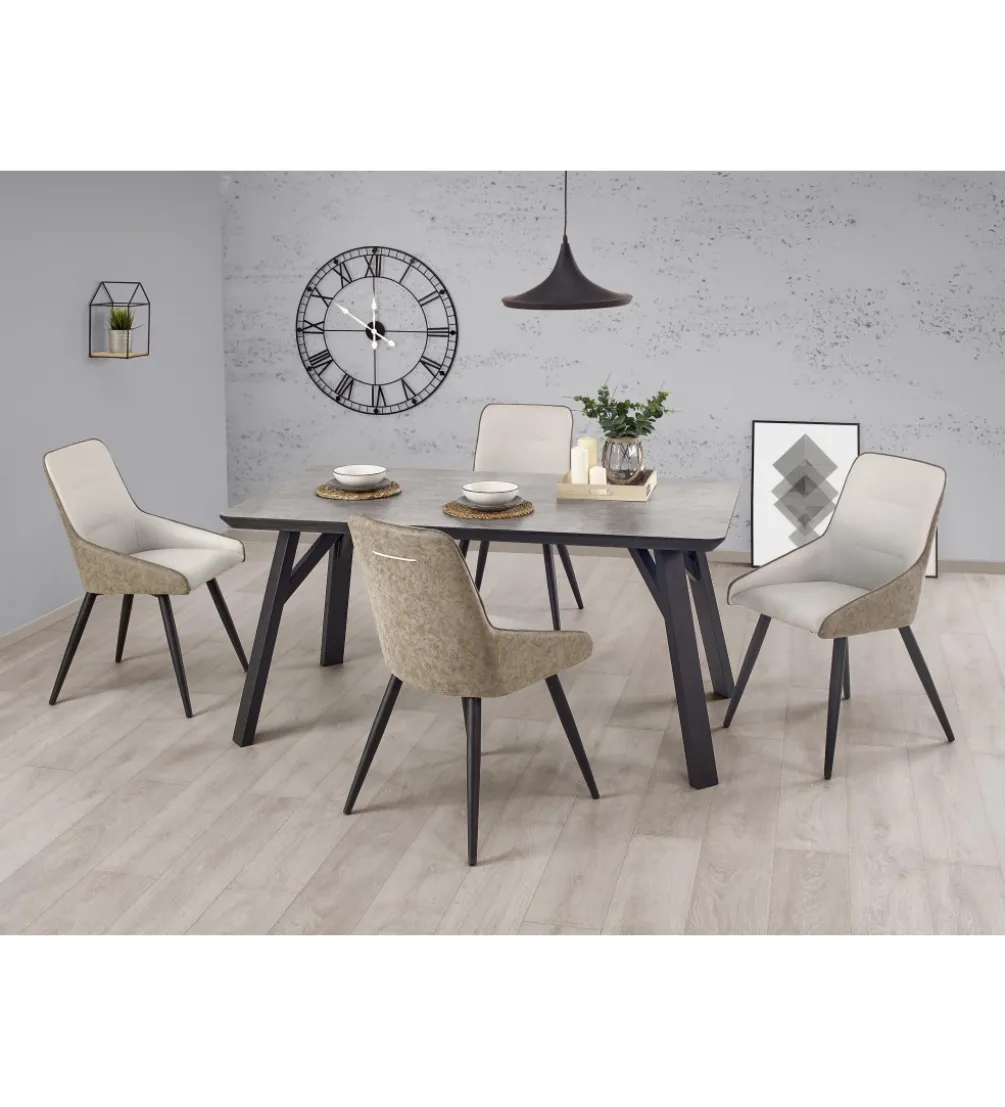 Stół HALIFAX 160 cm w optyce betonu