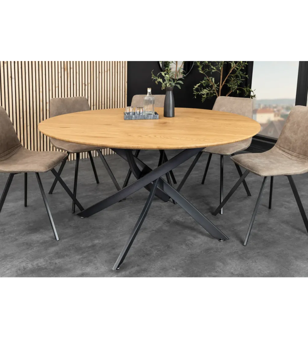Stół HELIX 120 cm naturalny