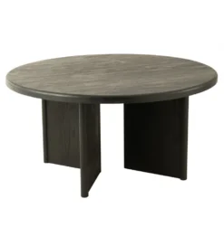 Stół HERAS 150 cm drewno teak czarny