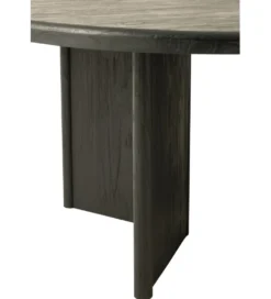 Stół HERAS 150 cm drewno teak czarny