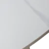 Stół HERE 120 cm ceramiczny blat biały
