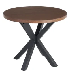 Stół HOPIN 90 cm Brązowy