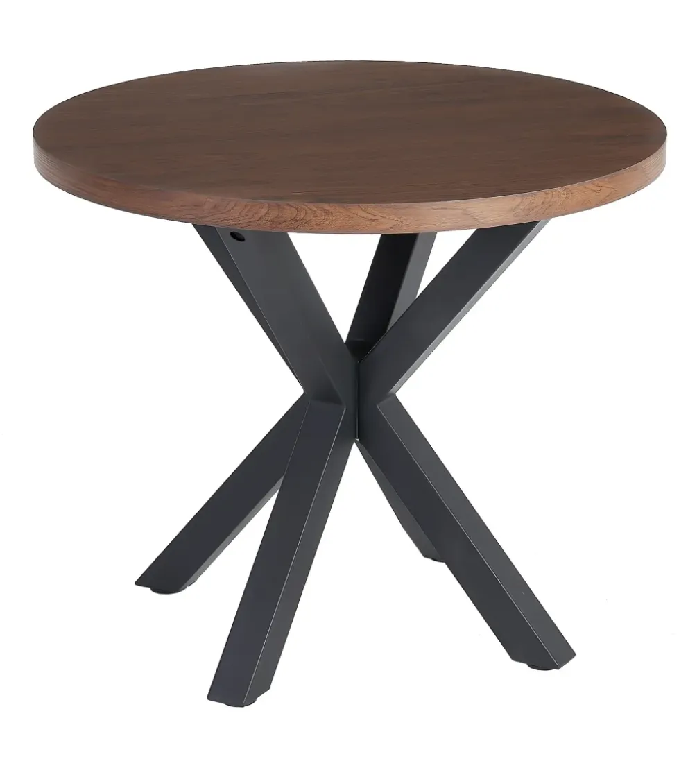 Stół HOPIN 90 cm Brązowy