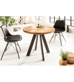 Stół Iron Craft 80 cm drewno Mango