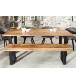 Stół Iron Craft 160 cm drewno Mango