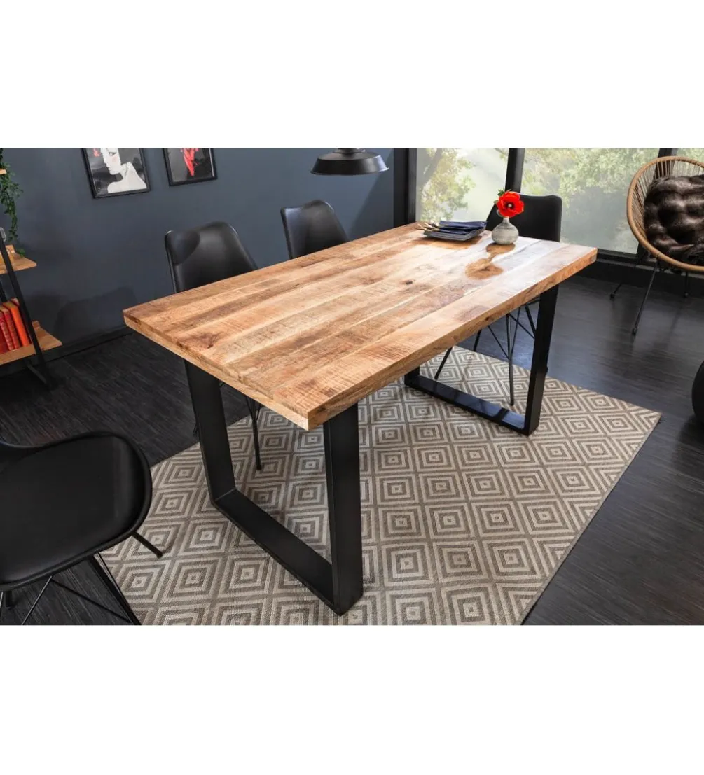Stół Iron Craft 120 Cm drewno Mango