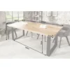 Stół Iron Craft 180 cm drewno Mango
