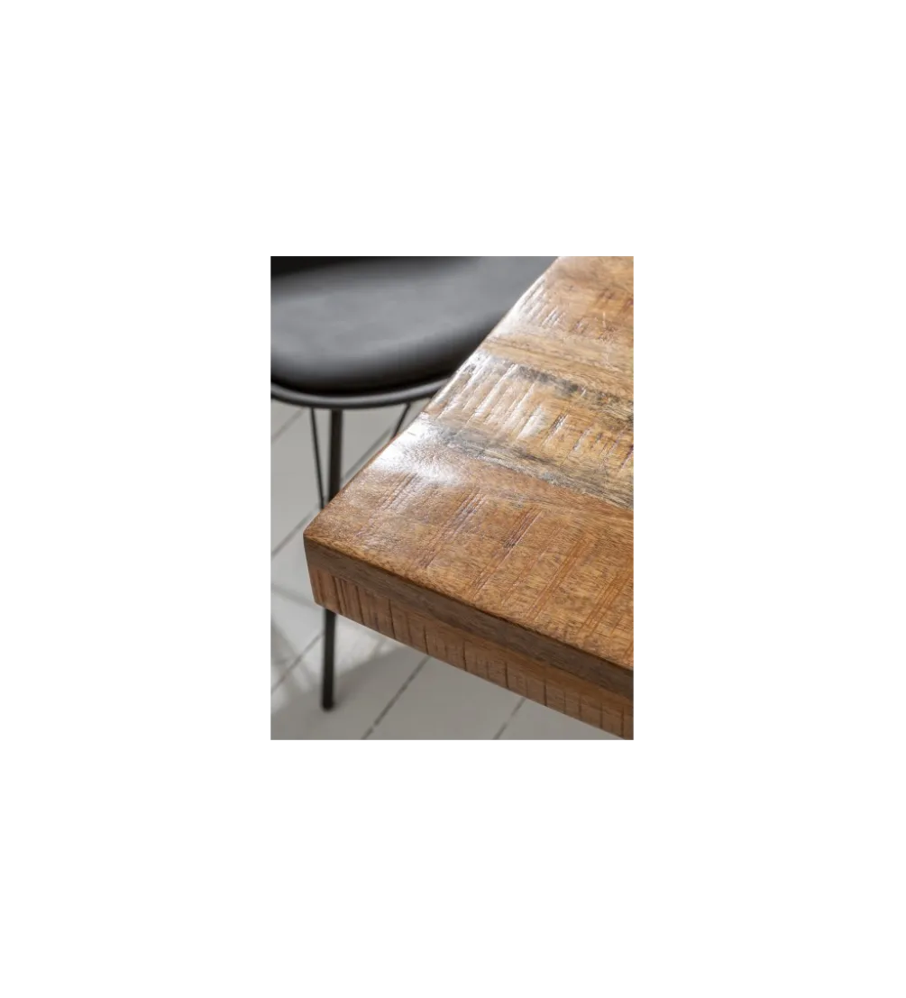 Stół Iron Craft X 160 cm drewno Mango