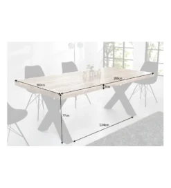 Stół Iron Craft X 200 Cm Drewno Mango