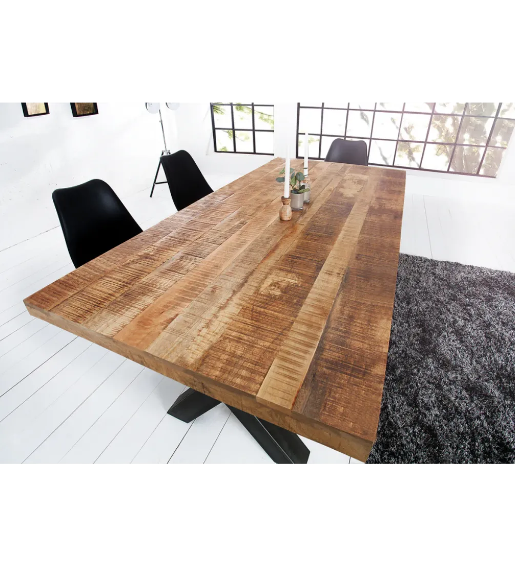 Stół Iron Craft X 200 Cm Drewno Mango