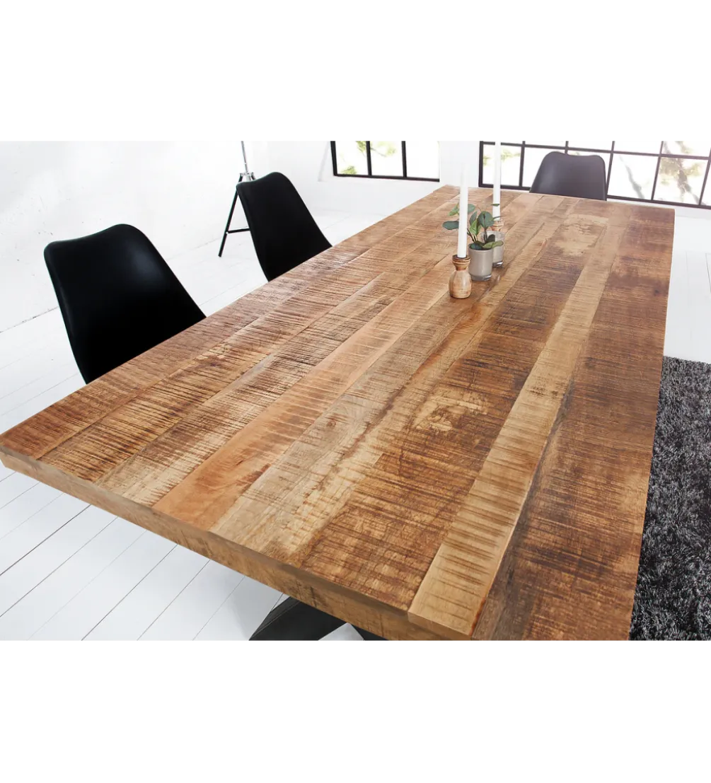 Stół Iron Craft X 200 Cm Drewno Mango