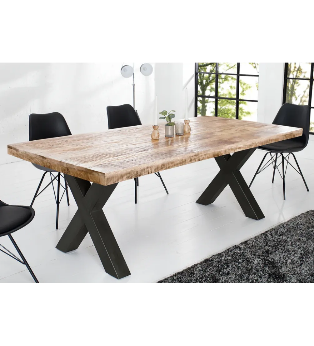 Stół Iron Craft X 200 Cm Drewno Mango