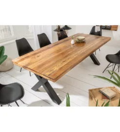 Stół Iron Craft X II 240 cm drewno Mango