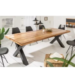 Stół Iron Craft X II 240 cm drewno Mango