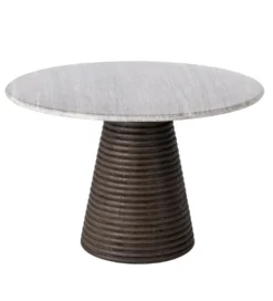 Stół jadalniany HYGYD 115 cm drewno mango