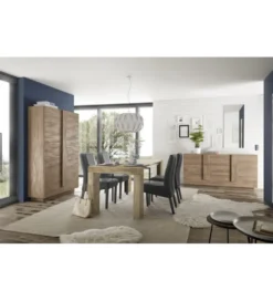 Stół JUPITER 137 - 185 cm X 90 Cm z wkładem w kolorze dąb Mercure