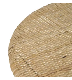 Stół KAPE 75 cm ratan naturalny
