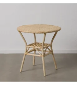 Stół KAPE 75 cm ratan naturalny