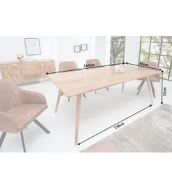 Stół Komodo Mystic 160 cm drewno akacja