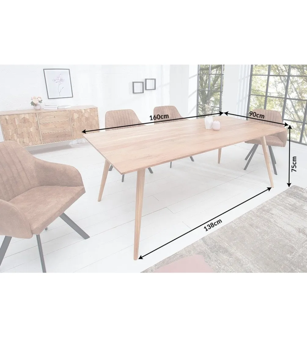 Stół Komodo Mystic 160 cm drewno akacja