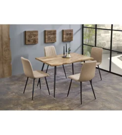 Stół LARSON 120 cm w kolorze dąb naturalny