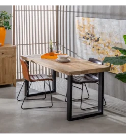 Stół LEGTRY 160 cm drewno mango naturalny