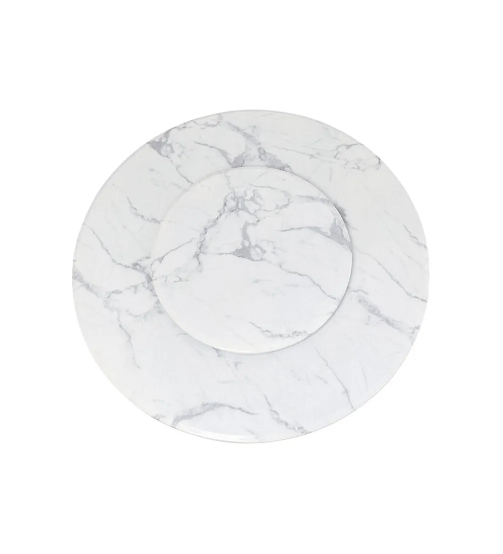 Stół LUCIA 135 cm złoty blat ceramika