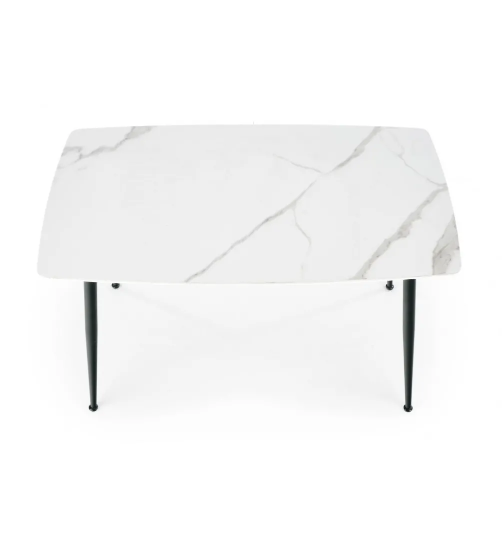 Stół MARCO 120 cm w optyce białego marmuru