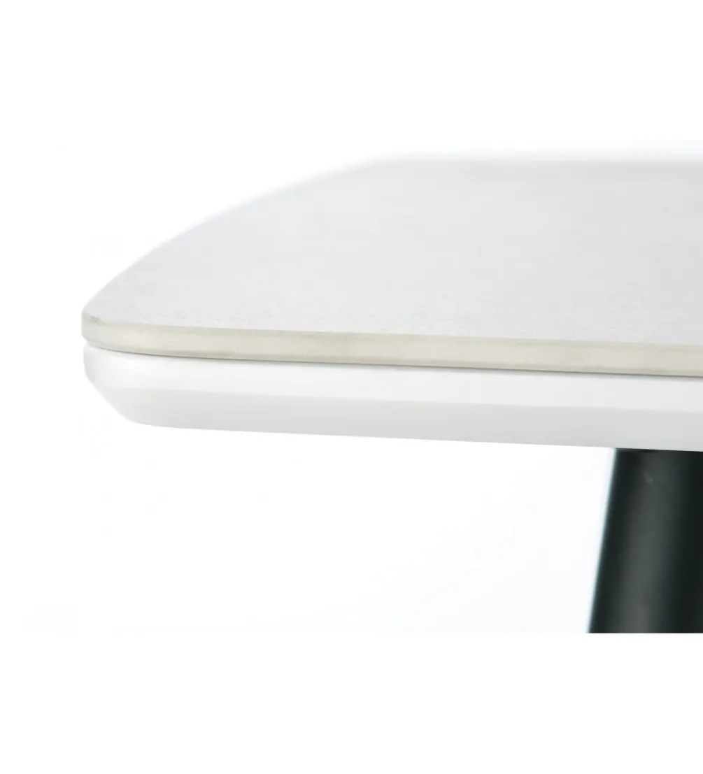 Stół MARCO 120 cm w optyce białego marmuru
