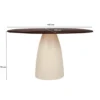 Stół MARONI 140 cm drewno mango brąz