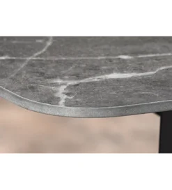 Stół MILANO 180 cm ceramiczny blat antracyt